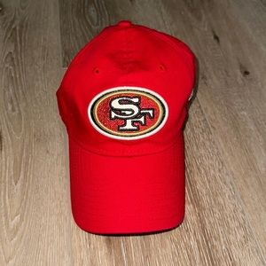 49er red women’s hat